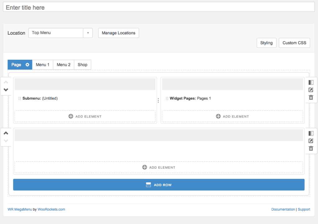 Mega Menu por WooRockets.com