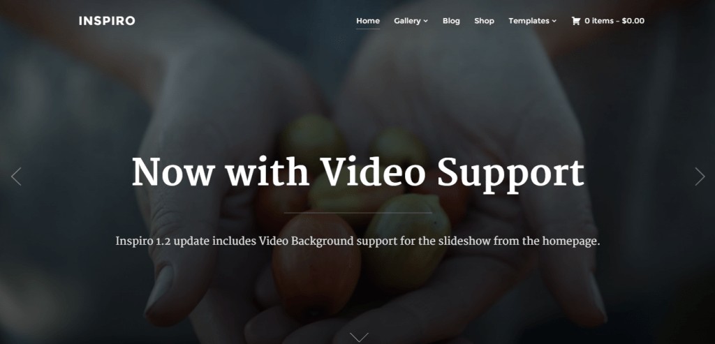 Tema WordPress Inspirado