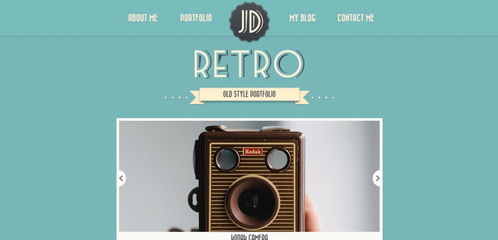 Retro Portföy Teması