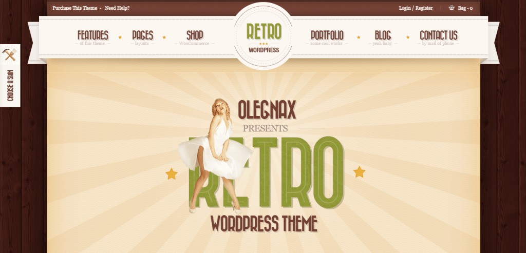 Retro Vintage WordPress Teması