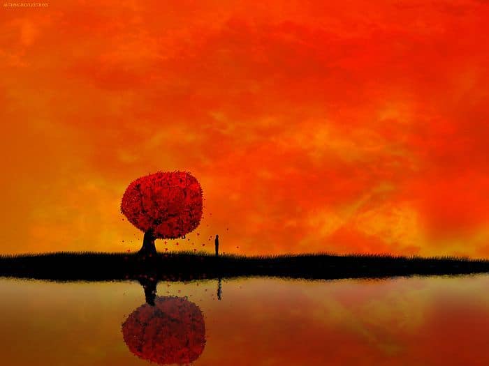 computer_design_autumn_reflections-duvar kağıdı