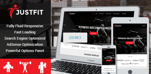 Tema WordPress Justfit
