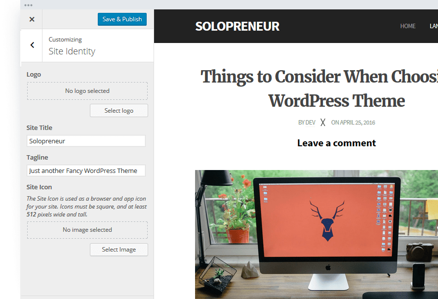 Tema WordPress Solopreneur