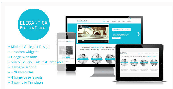 Tema WordPress elegantă