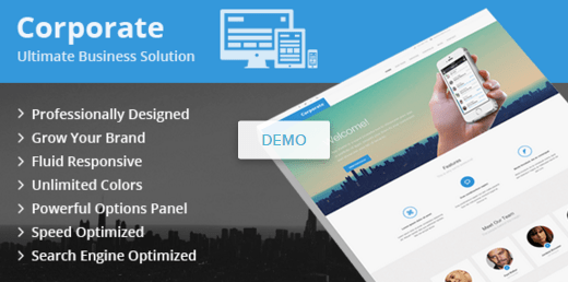Tema corporativă WordPress