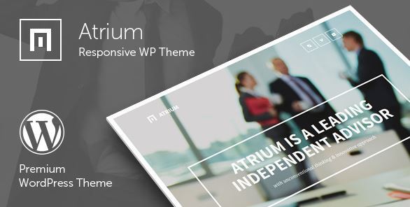 Tema WordPress receptivă Atrium