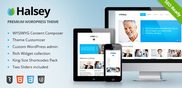 Tema WordPress Halsey