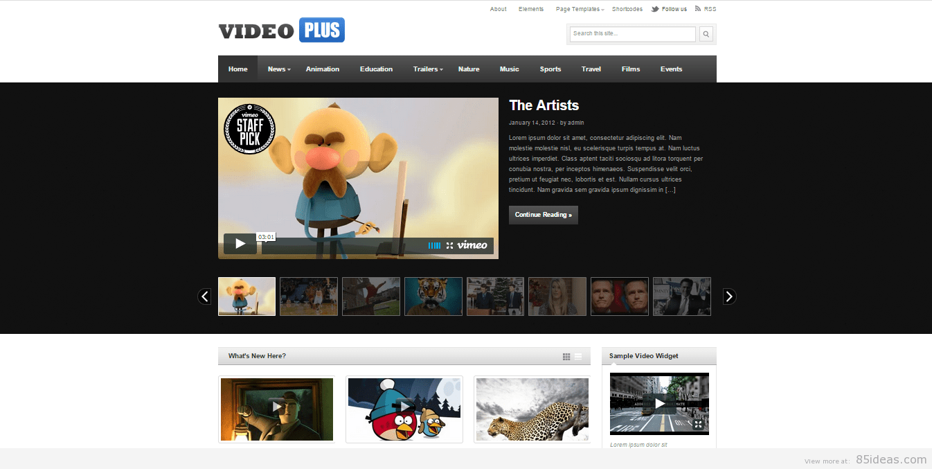 VideoPlus WordPress-Theme