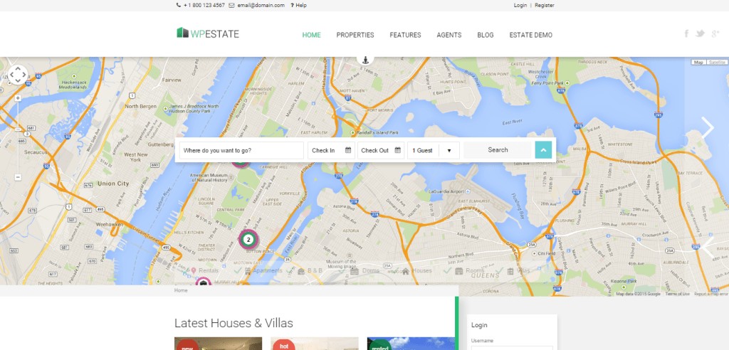 Tema WP Estate