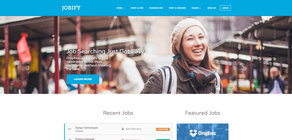 Jobify-Thema