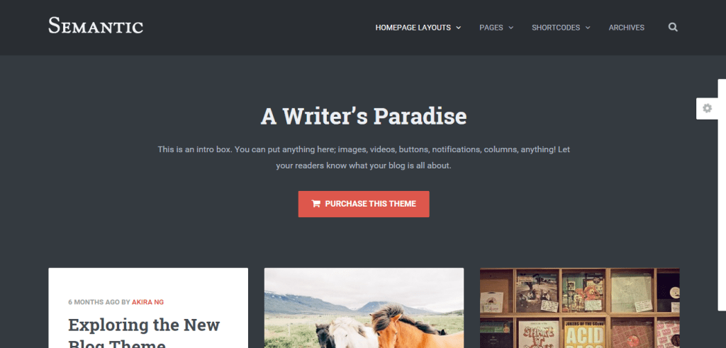 Semantisches WordPress-Theme