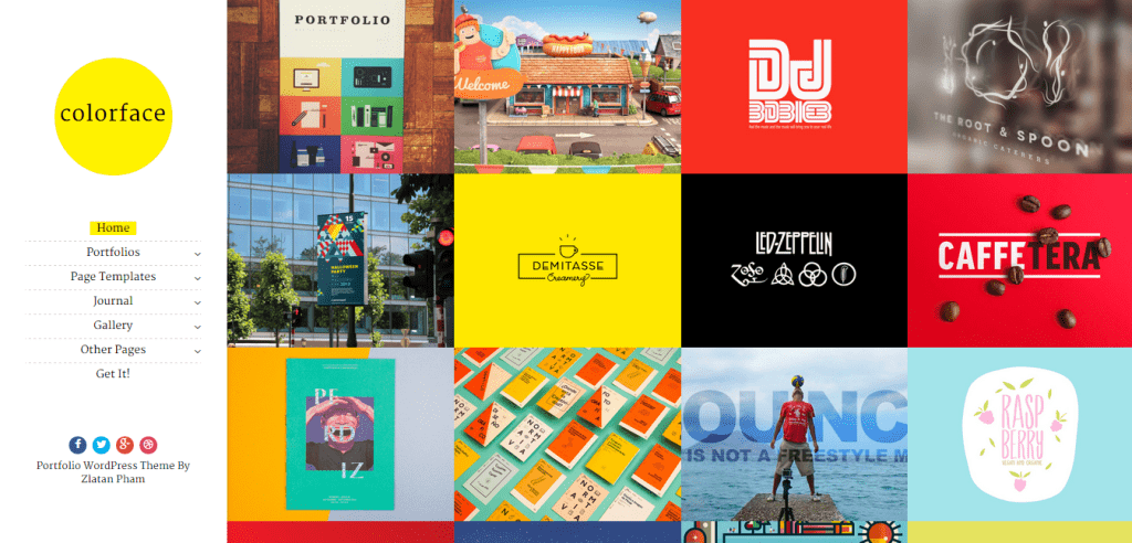 Colorface WordPress-Theme