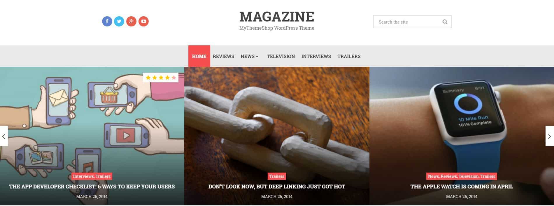 Rivista MyThemeShop Tema WordPress