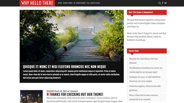 Perché Hello There Tema WordPress gratuito