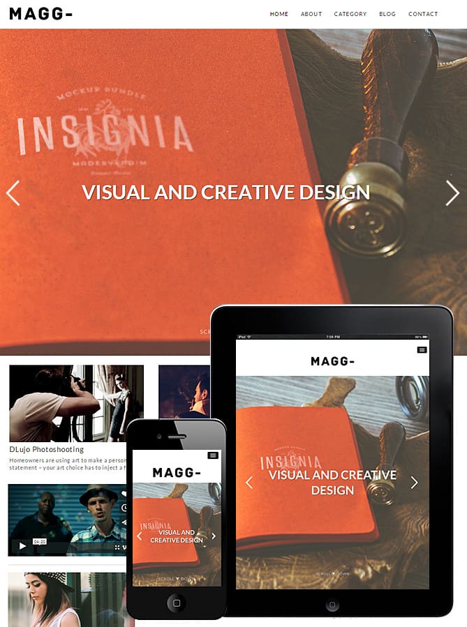 TEMA MAGG RESPONSIVE