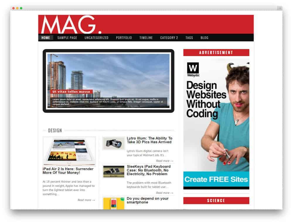 Mag Tema WordPress