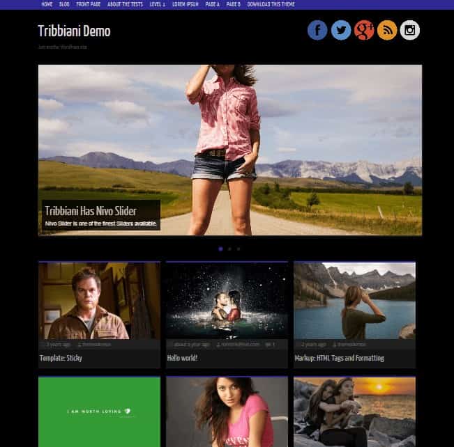 Tema WordPress gratuito Tribbiani