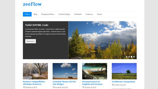 zeeFlow Tema WordPress gratuito da ThemeZee