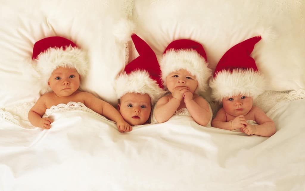 Santa Babys Hintergrund