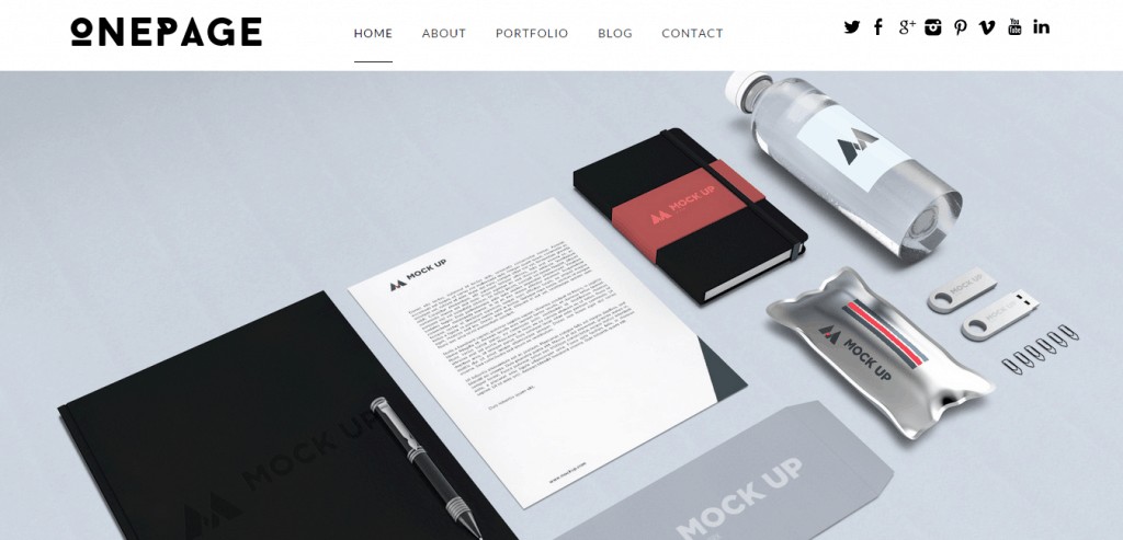 Tek Sayfa Teması Duyarlı WordPress