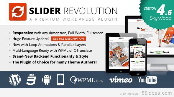 SliderRevolutionWordPressプラグイン