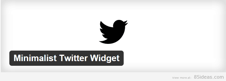 Minimalist Twitter Widget