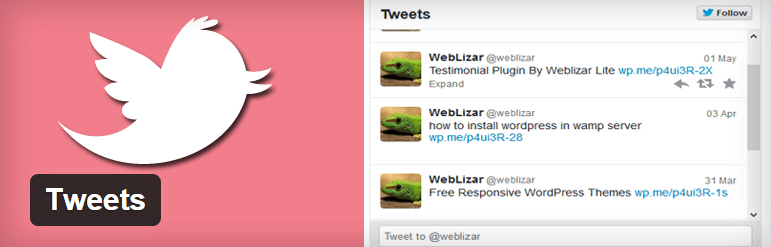 WordPress Tweets Plugin