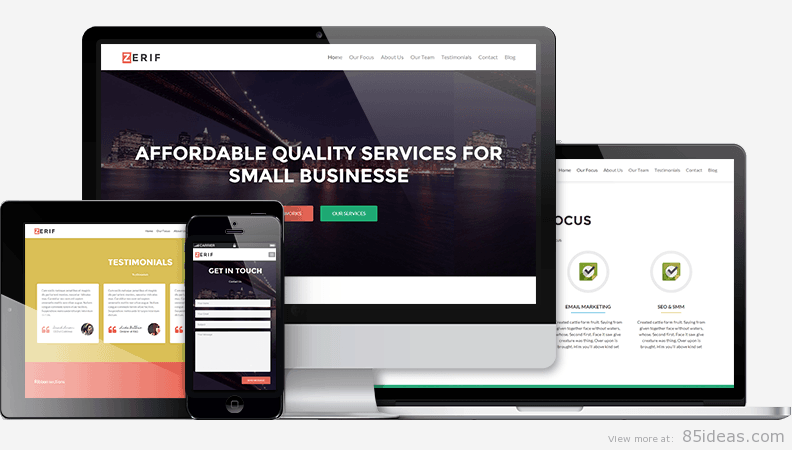 Zerif Lite Free One Page WordPress Theme