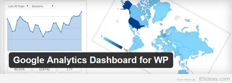 Pulpit nawigacyjny Google Analytics dla WP