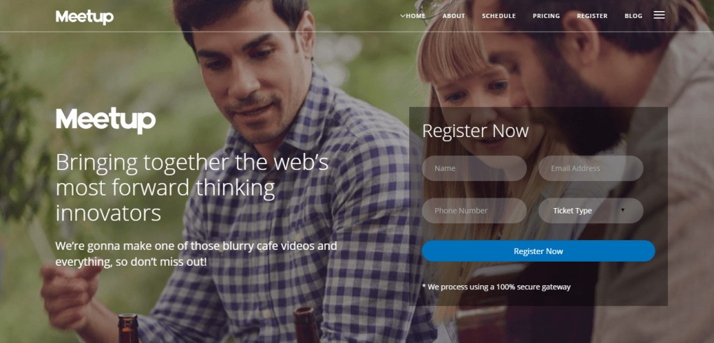 Motyw WordPress Meetup