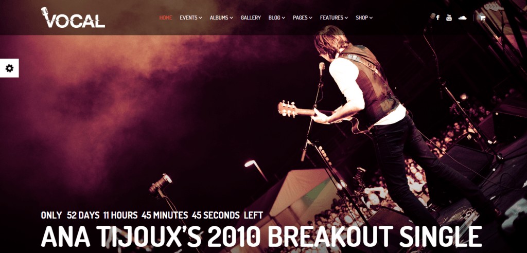 Tema WordPress Acara Musik Vokal