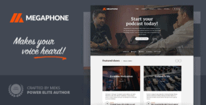 Megaphone-Audio-Podcast-WordPress-Theme