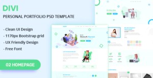 DIVI-Personal-Portfolio-PSD-Template