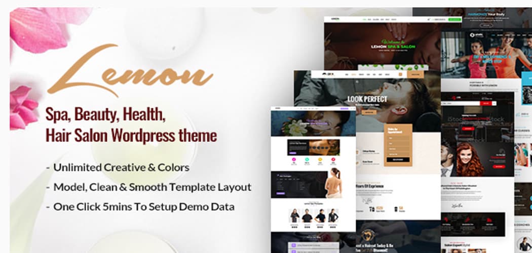 Beauty Salon Theme - Best Hair Salon/Beauty WordPress Themes