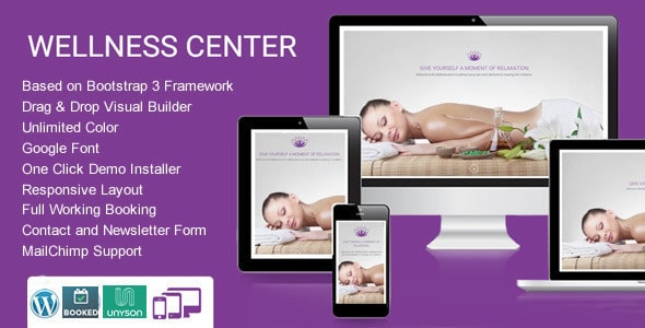 wellnes center - Beauty Salon Theme - Best Hair Salon/Beauty WordPress Themes