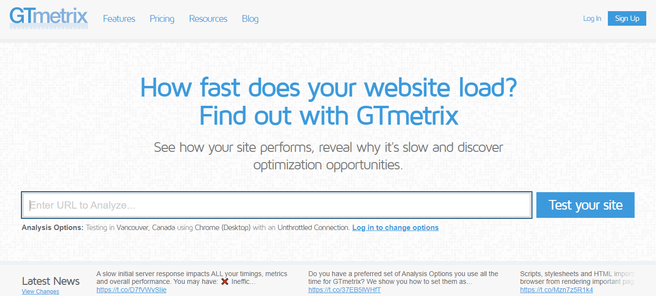 GTmetrix