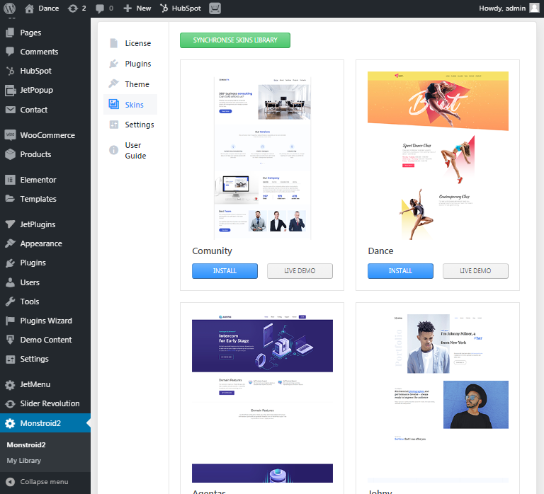 DotBike 워드프레스 테마