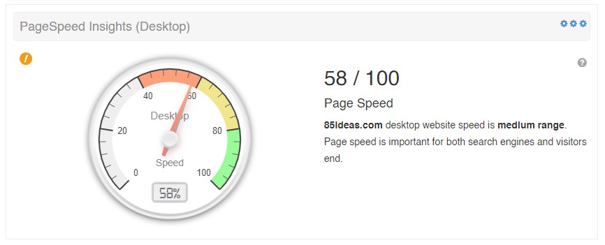 PageSpeed ​​인사이트