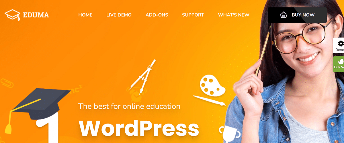Eduma - top 10 LMS WordPress Themes