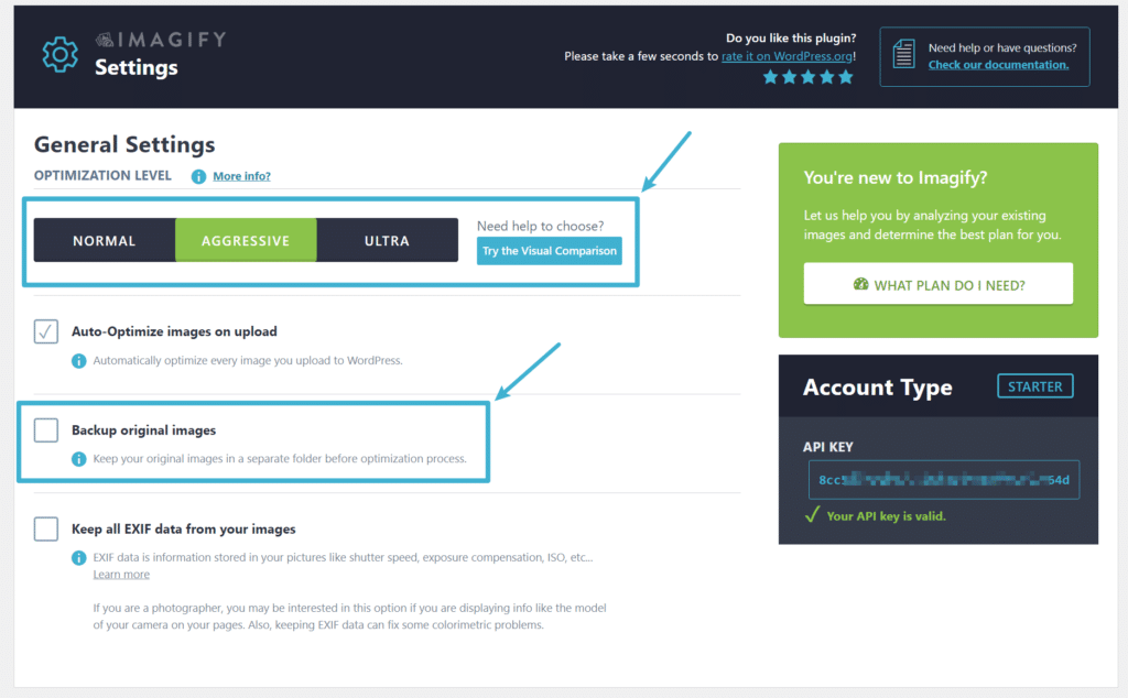 Como reduzir o tamanho da imagem com o Imagify - Etapa 2