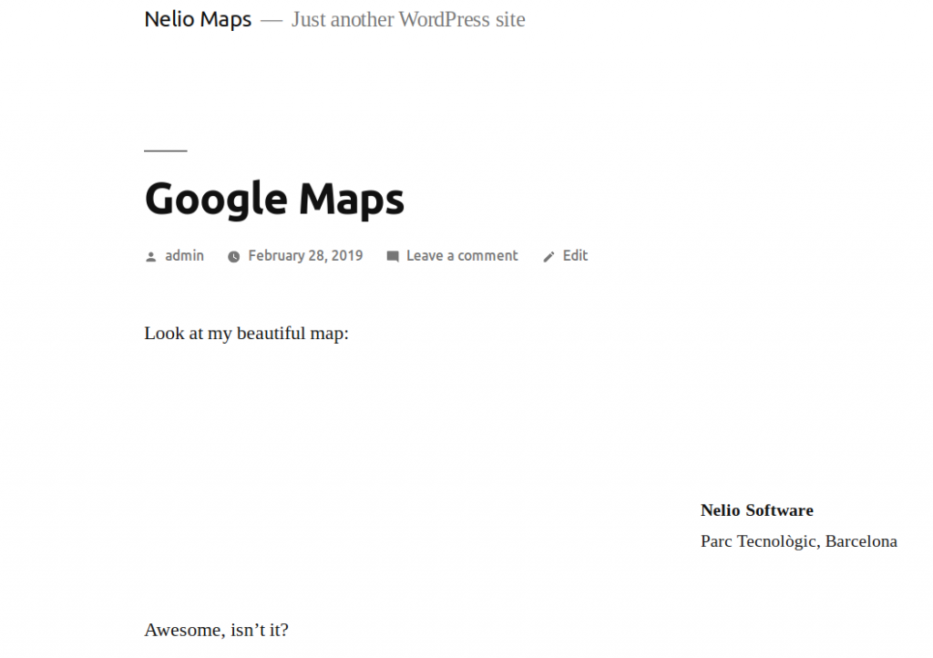 地圖應查看但未顯示的屏幕截圖