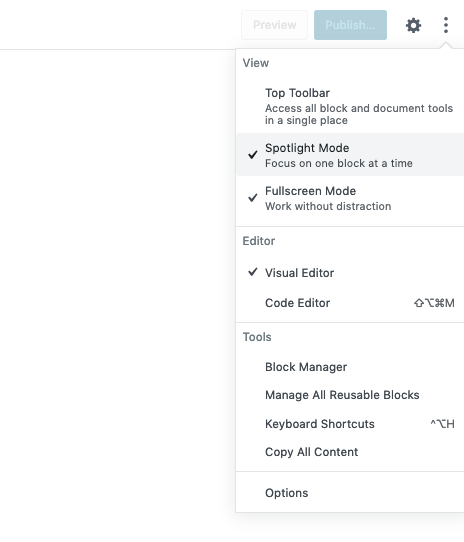 フォーカスモードを有効にします。