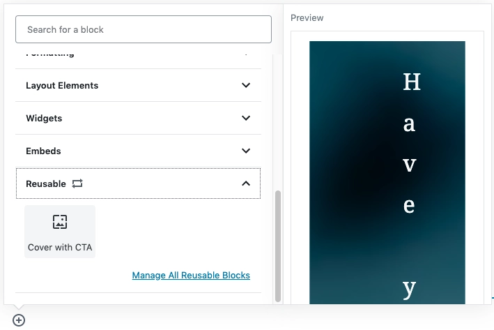 Menggunakan kembali blok