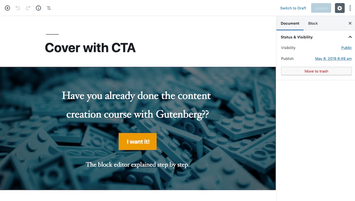 Mengedit blok yang dapat digunakan kembali