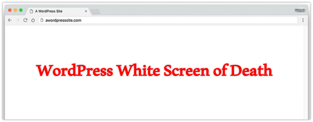 most common WordPress errors – White Screen of Death