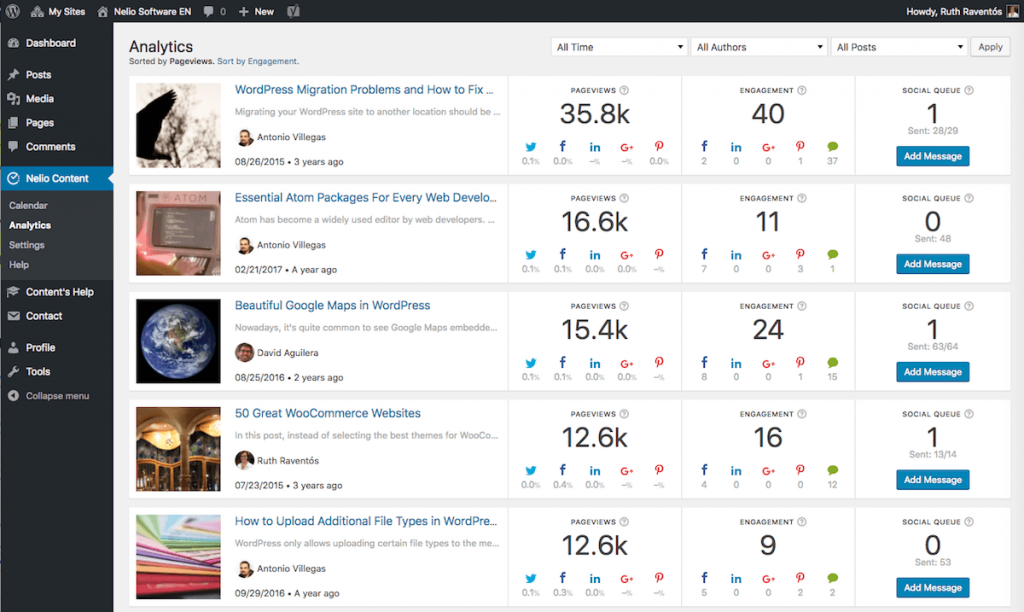 Analítica de Contenido Nelio