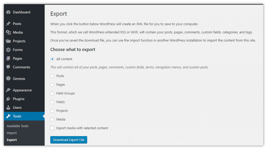 Learn How to Export a WordPress Site in the Best Ways 1