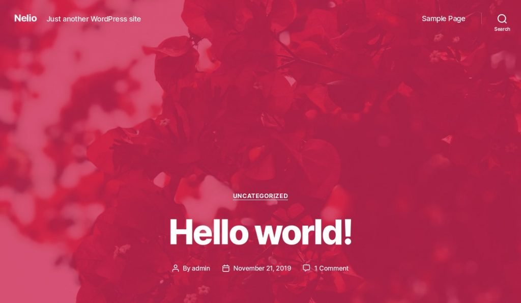 첫 번째 접기를 완전히 사용한 추천 이미지가 있는 템플릿