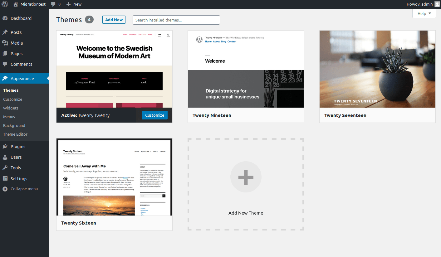 Twenty Twenty 테마는 WordPress 5.3의 기본 테마입니다.