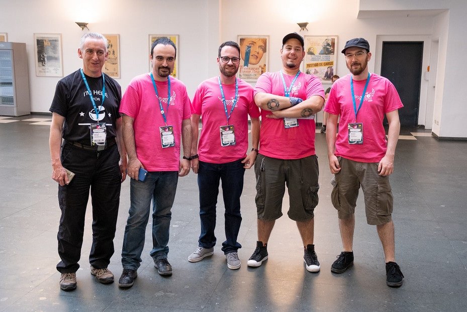 Asistentes Equipo de servicios en WordCamp Europe 2019